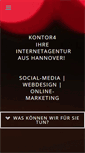 Mobile Screenshot of kontor4.de