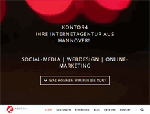 Tablet Screenshot of kontor4.de